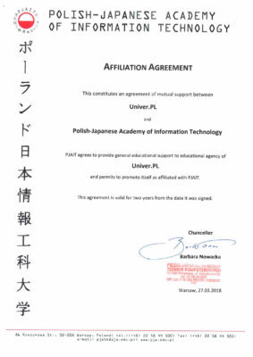 Польско-Японская Академия Компьютерных Технологий - UniverPL